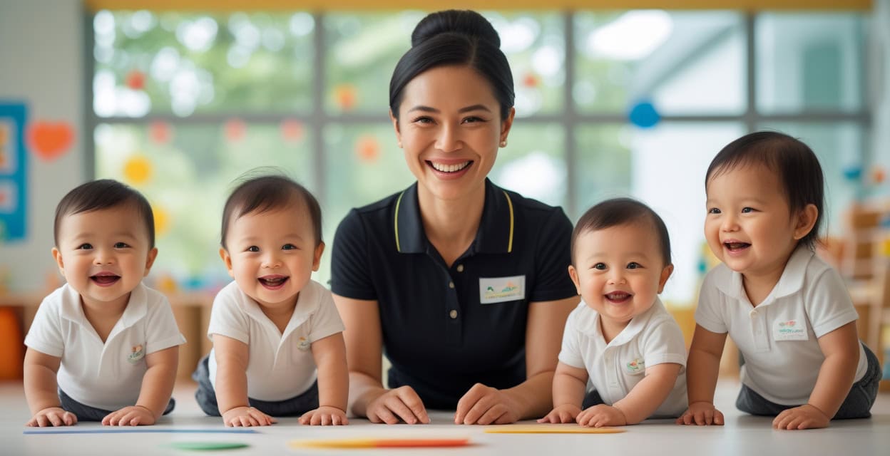Keywords: #infantcare, #childminding, #earlychildhooddevelopment, #Singaporefamilies, #qualitycare