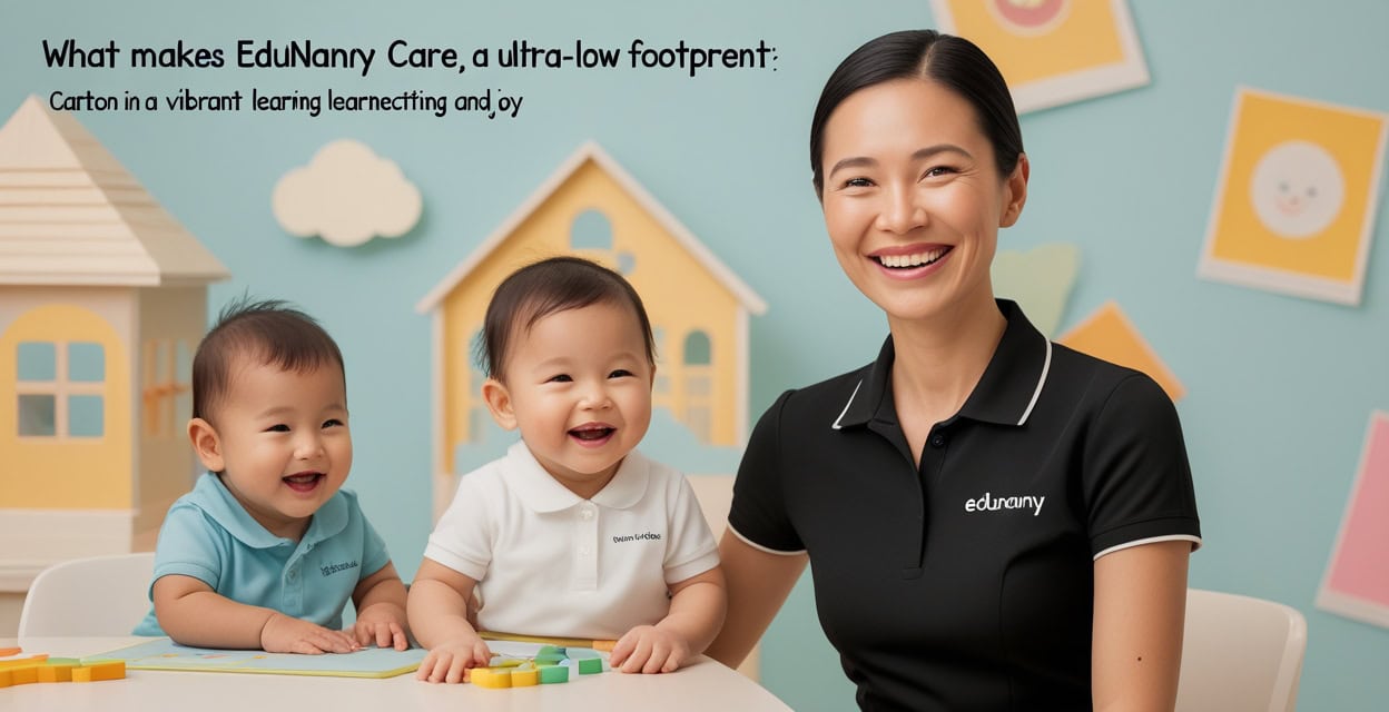 What makes EduNanny different: near‑home care with an ultra‑low footprint