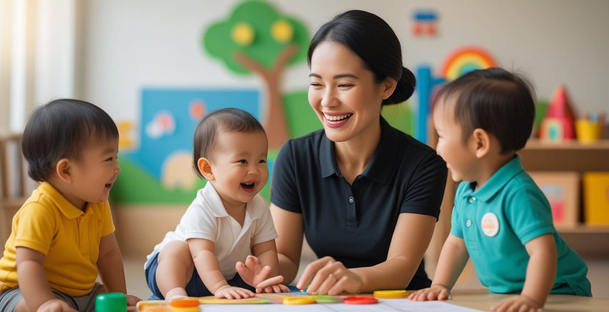 SEO Keywords: [#earlychildhoodcare, #infantdevelopment, #SingaporeChildcare, #HolisticChildMinding, #QualityInfantCare]