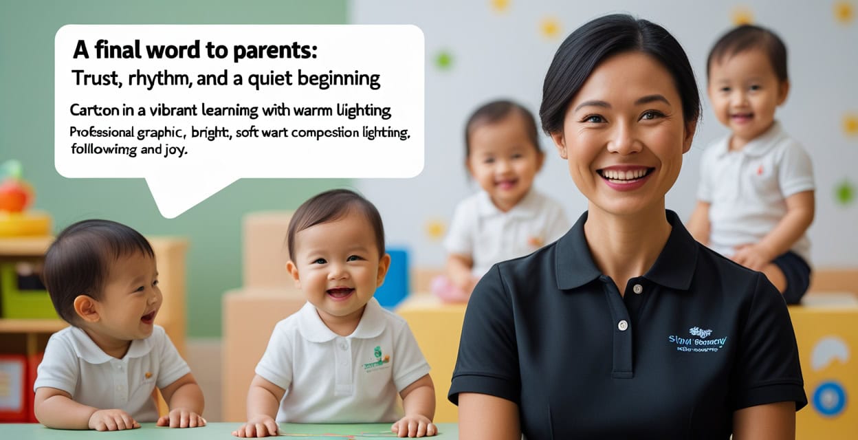 A Final Word to Parents: Trust, Rhythm, and a Quiet Beginning