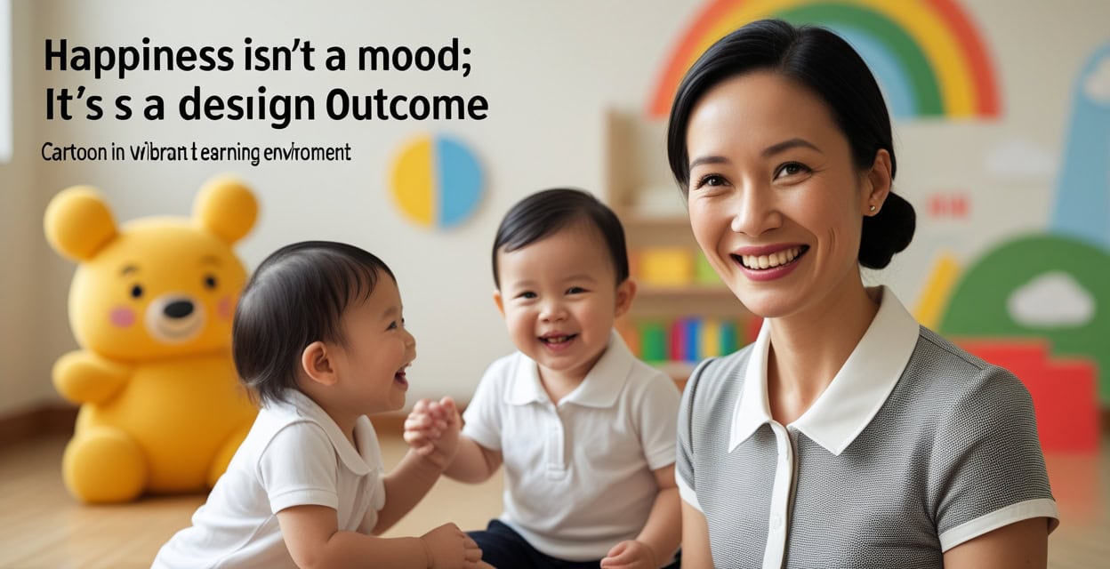 Fourth theme: Happiness isn’t a mood; it’s a design outcome