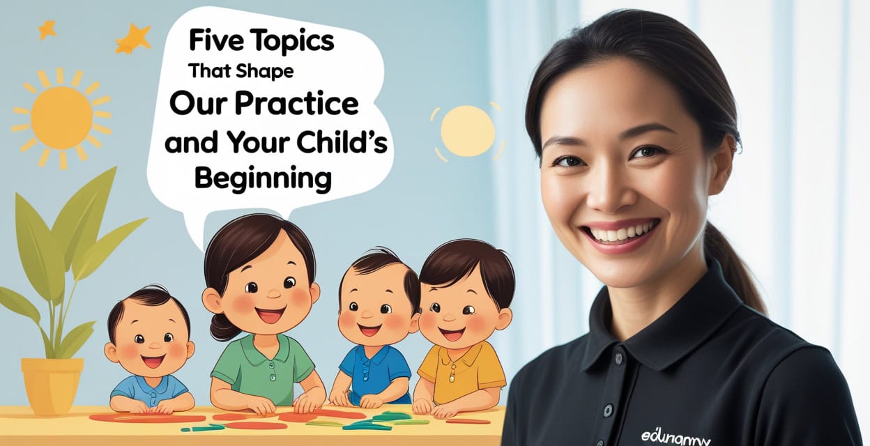 Five topics that shape our practice and your child’s beginning