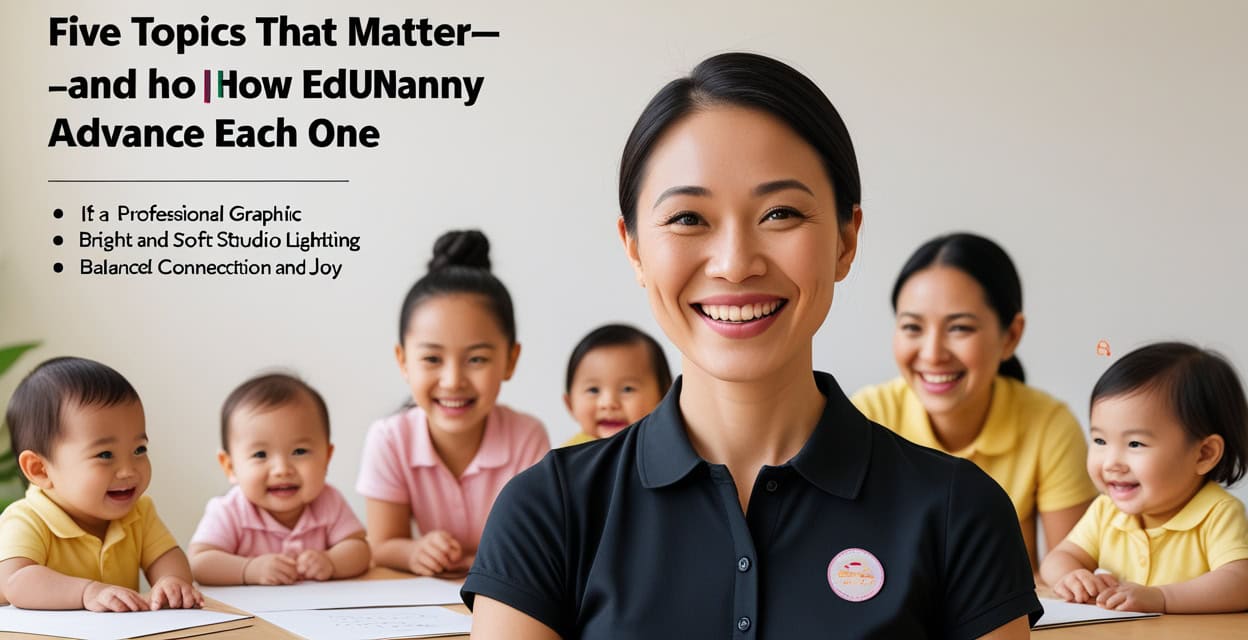 Five topics that matter—and how EduNanny advances each one