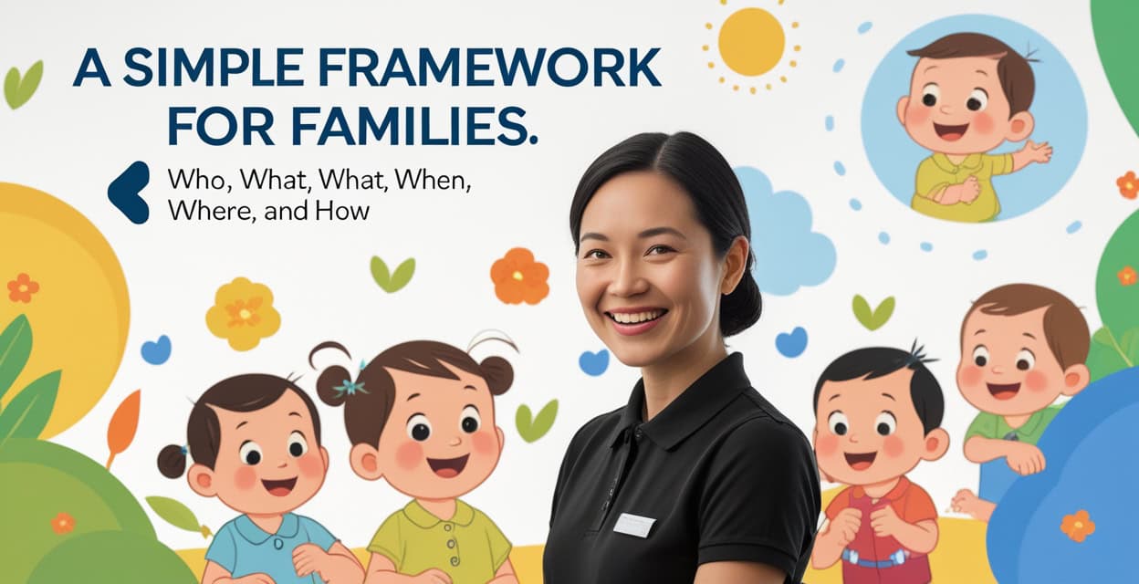 A Simple Framework for Families: Who, What, When, Where, and How
