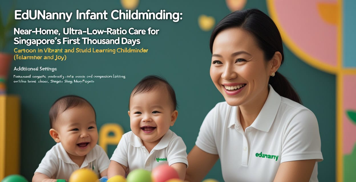 EduNanny Infant Childminding: Near-Home, Ultra-Low-Ratio Care for Singapore’s First Thousand Days