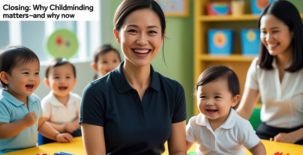 Closing: Why childminding matters—and why now