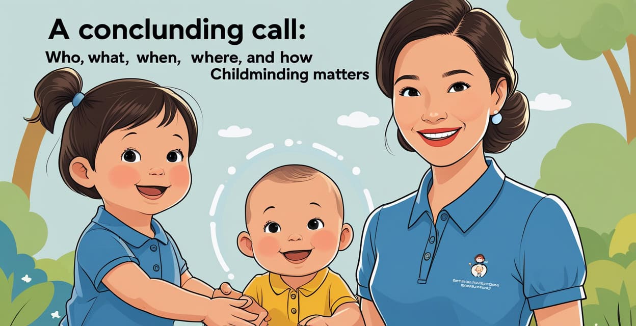 A concluding call: who, what, when, where, and how childminding matters
