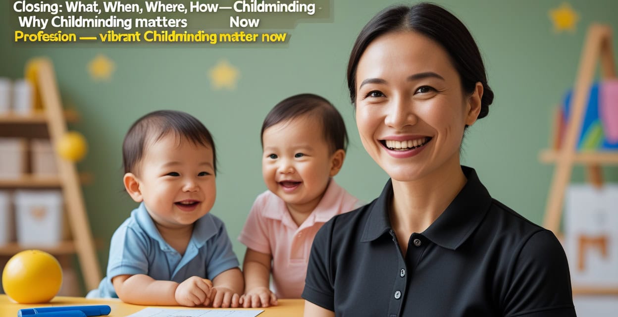 Closing: Who, What, When, Where, How—Why Childminding Matters Now