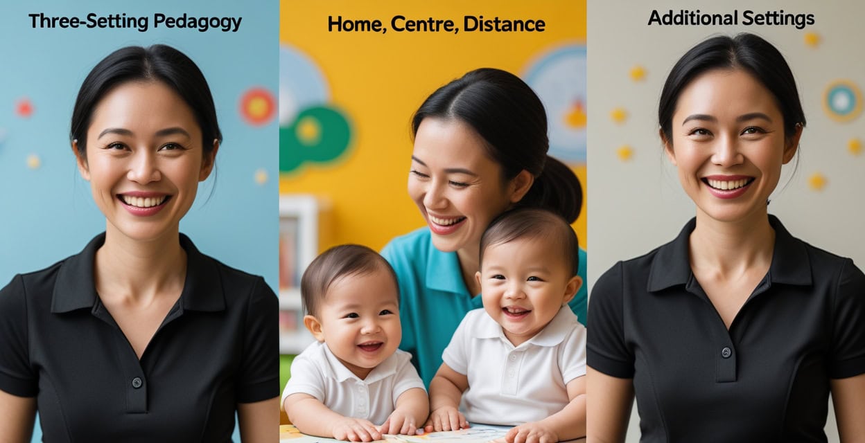 The Three-Setting Pedagogy: Home, centre, and distance in one continuous arc
