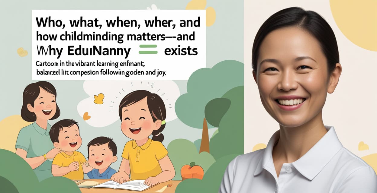 Closing: Who, What, When, Where, and How childminding matters—and why EduNanny exists