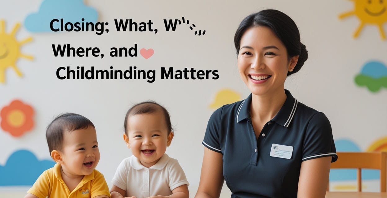 Closing: Who, What, When, Where, and How Childminding Matters
