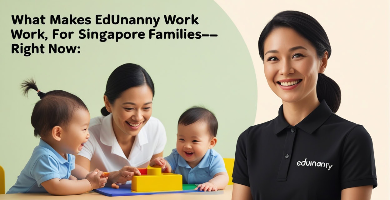 What Makes EduNanny Work for Singapore Families—Right Now
