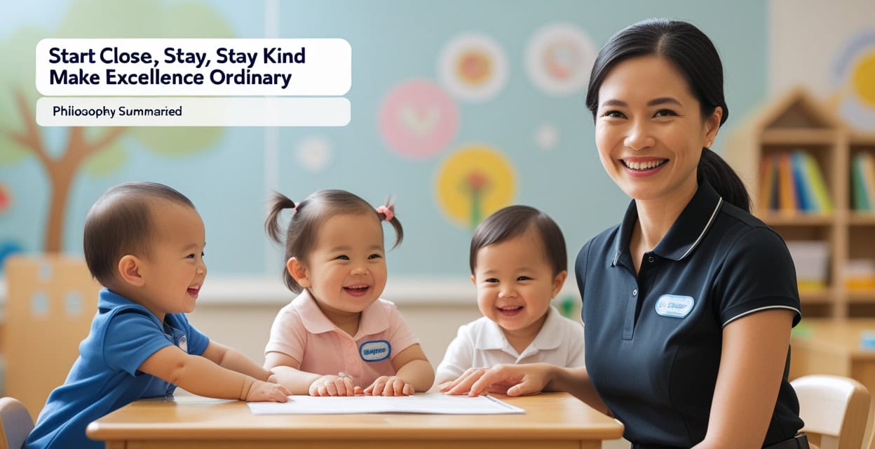 Our Philosophy Summarized: Start Close, Stay Kind, Make Excellence Ordinary