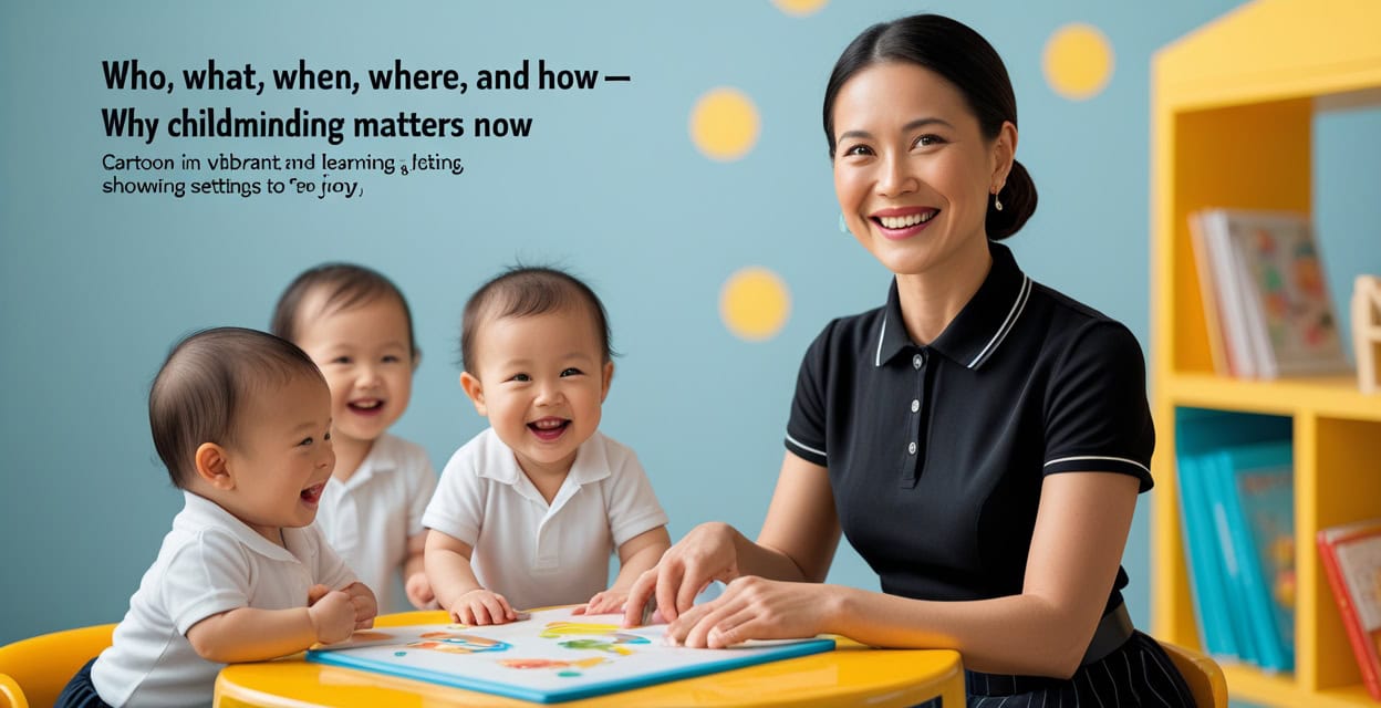 Who, what, when, where, and how—why childminding matters now