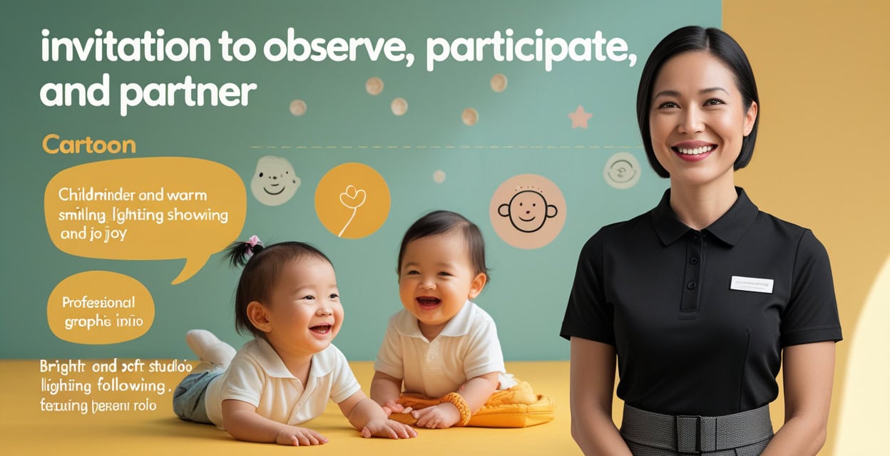 Invitation to observe, participate, and partner