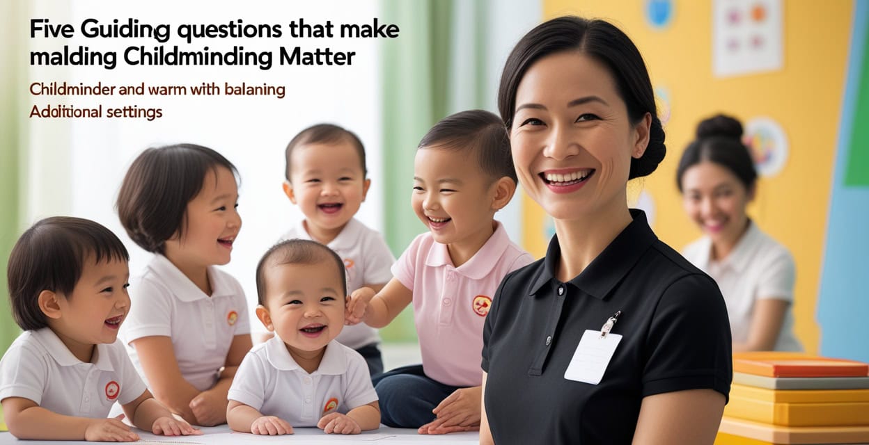 Closing: five guiding questions that make childminding matter