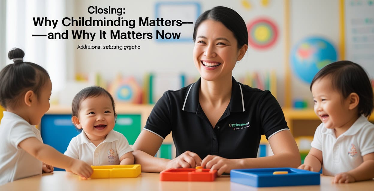 Closing: Why childminding matters—and why it matters now